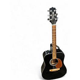 Used Takamine GD30 Black Acoustic Guitar