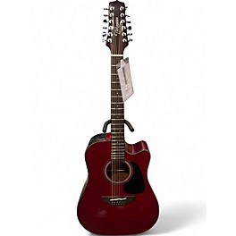 Used Takamine GD30CE-12 RED 12 String Acoustic Electric Guitar