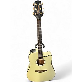 Used Takamine GD35CE PW Cream Acoustic Electric Guitar