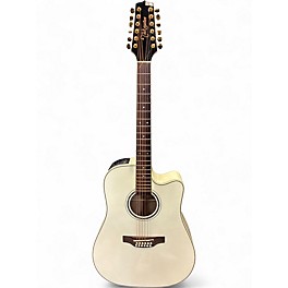 Used Takamine GD37CE-12 Olympic White 12 String Acoustic Guitar