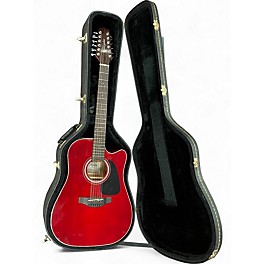 Used Takamine GD3QCE-12 WR Wine Red 12 String Acoustic Electric Guitar