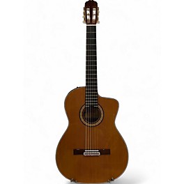 Used Takamine TH-5C Natural Classical Acoustic Electric Guitar