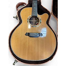 Used Takamine santa fe psf49c Natural Acoustic Electric Guitar