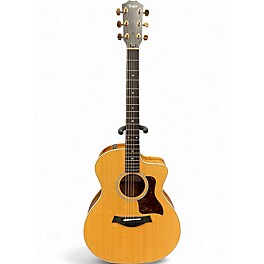 Used Taylor 214CE Deluxe Koa Natural Acoustic Electric Guitar
