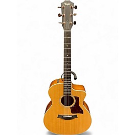 Used Taylor 214CE Deluxe Koa Natural Acoustic Electric Guitar