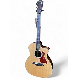 Used Taylor 214CE Deluxe Natural Acoustic Electric Guitar