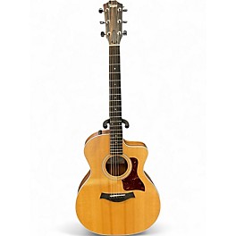 Used Taylor 214CE-K Natural Acoustic Electric Guitar
