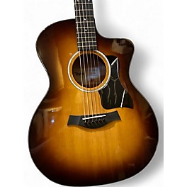 Used Taylor 214CE-K Plus 2 Color Sunburst Acoustic Electric Guitar