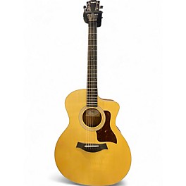 Used Taylor 214CE Natural Acoustic Electric Guitar