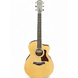 Used Taylor 214CE Natural Acoustic Electric Guitar