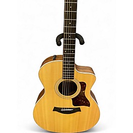Used Taylor 214CE Natural Acoustic Electric Guitar