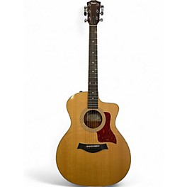 Used Taylor 214CE Natural Acoustic Electric Guitar