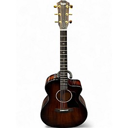 Used Taylor 224CEKDLX 2 Color Sunburst Acoustic Electric Guitar