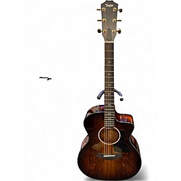 Used Taylor 224CEKDLX 3 Color Sunburst Acoustic Electric Guitar