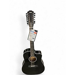 Used Taylor 250CE Black 12 String Acoustic Guitar