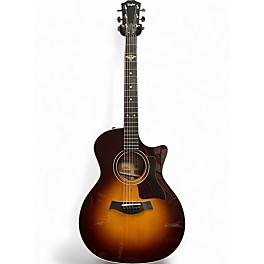 Used Taylor 314CE-LTD 2 Tone Sunburst Acoustic Electric Guitar