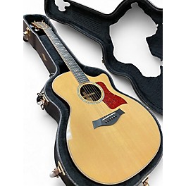 Used Taylor 814CEL10 Natural Acoustic Electric Guitar