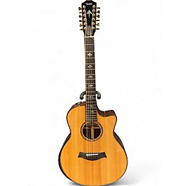 Used Taylor 956CE Natural 12 String Acoustic Electric Guitar