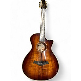 Used Taylor K62CE 2 Color Sunburst 12 String Acoustic Electric Guitar