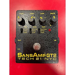 Used Tech 21 Sansamp GT2 Tube Amp Emulator Effect Pedal