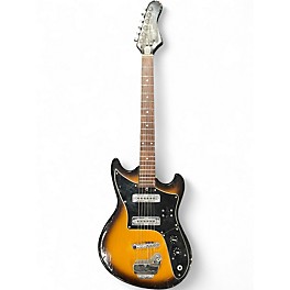Used Teisco ET-220 2 Color Sunburst Solid Body Electric Guitar