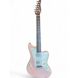 Used Tom Anderson Raven Relic Shell Pink Solid Body Electric Guitar