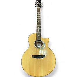Used Trumon Wing 980TF-S3 Natural Acoustic Electric Guitar