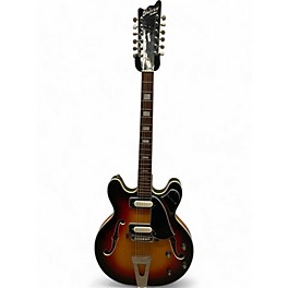 Used Univox Custom 3 Color Sunburst Hollow Body Electric Guitar