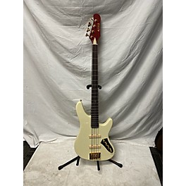Used Used Used Kiesel JB4 Active Classic White Electric Bass Guitar