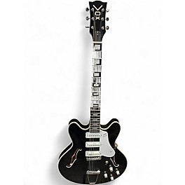 Used VOX BOBCAT BC-S66 Black and White Hollow Body Electric Guitar