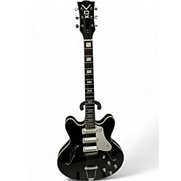 Used VOX BOBCAT S-66 Black Hollow Body Electric Guitar