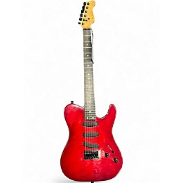 Used Valley Arts M Series Red Solid Body Electric Guitar