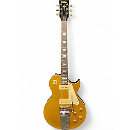 Used Vintage V100MU Midge Ure Signature Gold Solid Body Electric Guitar