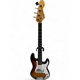 Used Vintage V4 Sunburst Electric Bass Guitar