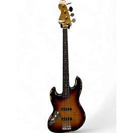 Used Vintage V74 3 Color Sunburst Electric Bass Guitar