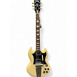 Used Vintage VS6GO Antique White Solid Body Electric Guitar
