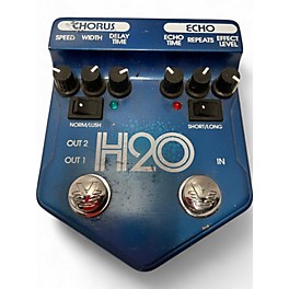 Used Visual Sound H2O Liquid Chorus Echo Effect Processor