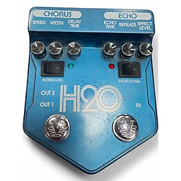 Used Visual Sound H2O Liquid Chorus Echo Effect Processor
