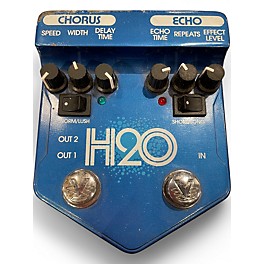 Used Visual Sound V2H2O V2 H2O Liquid Chorus Echo Effect Processor