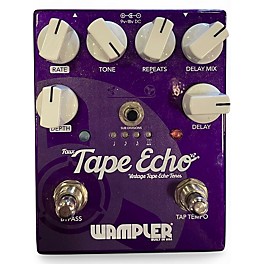 Used Wampler Faux Tape Echo Delay Effect Pedal