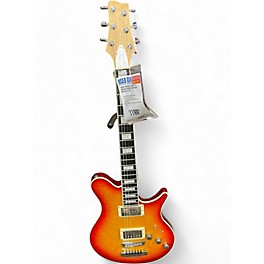 Used Warmoth Velocity 3 Color Sunburst Solid Body Electric Guitar