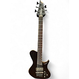 Used Warrior Isabella Five String Bass Matte Black Electric Bass Guitar