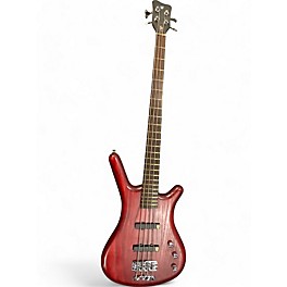 Used Warwick Corvette 4 String Burgundy Electric Bass Guitar