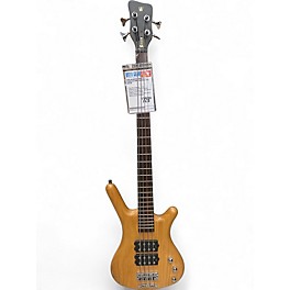 Used Warwick Corvette 4 String NATURAL Electric Bass Guitar