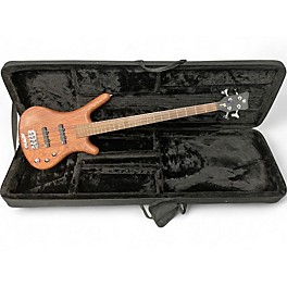 Used Warwick Corvette 4 String Natural Electric Bass Guitar