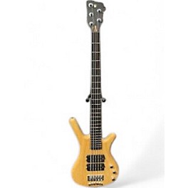 Used Warwick Corvette 5 String Natural Electric Bass Guitar