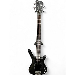 Used Warwick Corvette 5 String rockbass Black Electric Bass Guitar
