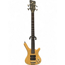 Used Warwick Corvette Double Buck 4 String Natural Electric Bass Guitar