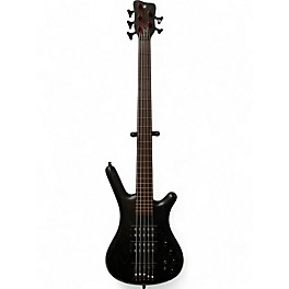 Used Warwick Corvette Double Buck 5 String Nirvana Black Electric Bass Guitar