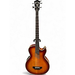 Used Washburn AB-20 2 Tone Sunburst Acoustic Bass Guitar